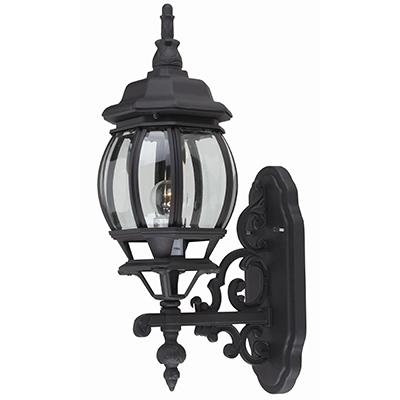 Trans Globe Lighting 4050 BK 1 Light Coach Lantern in Black